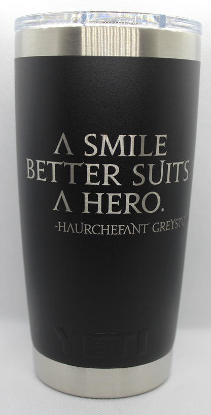 A smile for a hero