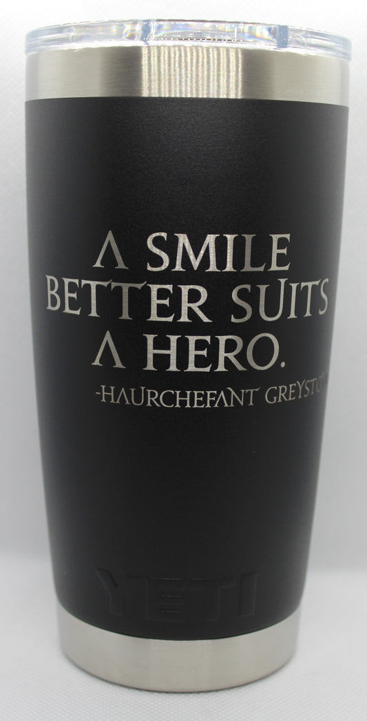 A smile for a hero