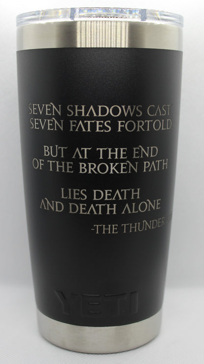 Thunder Gods quote from Orbonne Monastery 